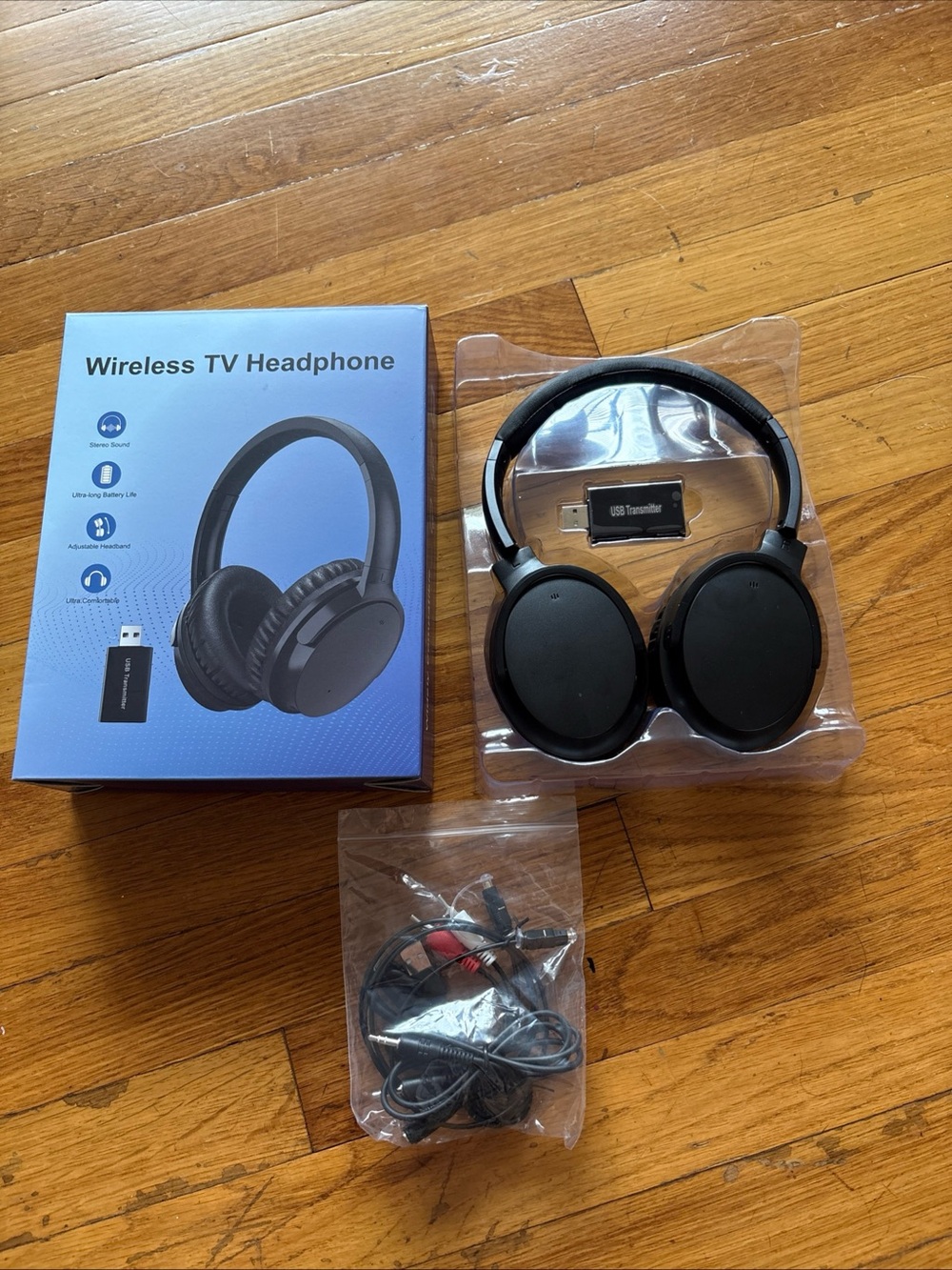 Queemie Wireless Over-Ear Tv Headphones For Seniors JFH -280TV